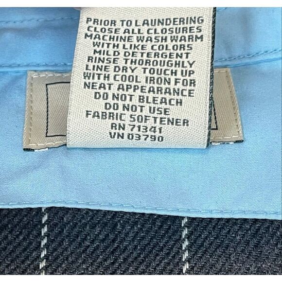 L.L. BEAN Women Trench Coat Large Petite Blue Hooded Long Rain Jacket Wool Lined - Picture 5 of 13